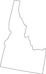 Image showing Idaho Vector