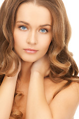 Image showing beautiful woman with long hair