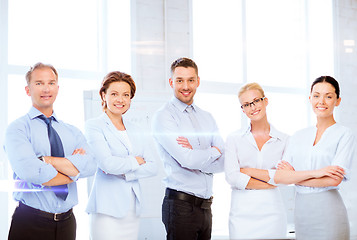 Image showing friendly business team in office