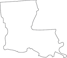Image showing Louisiana Vector