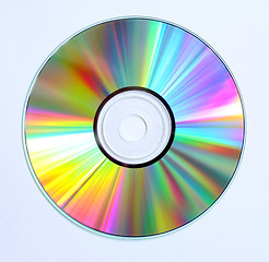 Image showing CD rainbow