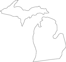 Image showing Michigan Vector