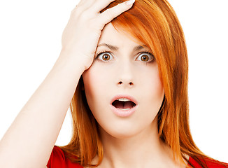 Image showing stressed woman