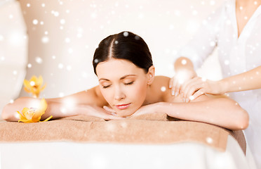 Image showing woman in spa