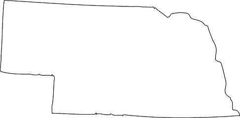 Image showing Nebraska Vector