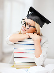 Image showing student in graduation cap