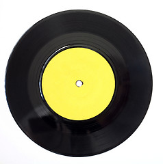 Image showing Old 45rpm record