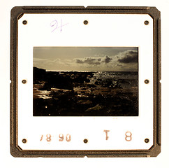 Image showing Old slide holder