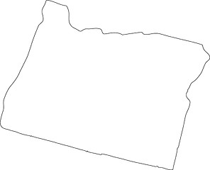 Image showing Oregon Vector