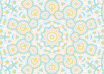 Image showing Abstract color pattern on white background