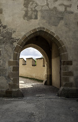 Image showing Castle door.