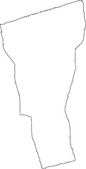 Image showing Vermont Vector