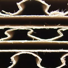 Image showing Corrugated cardboard