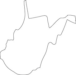 Image showing West Virginia Vector