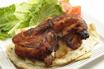 Image showing Tandoori chicken side view