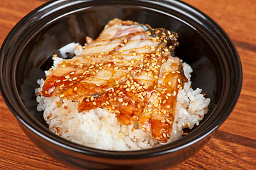 Image showing eel with rice