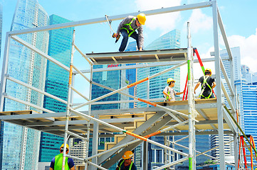 Image showing Construction workers