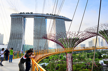Image showing Gardens by the Bay in Sinapore