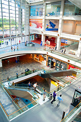 Image showing Shopping mall at Marina Bay
