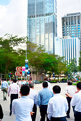 Image showing Singapore businessmen