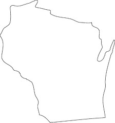 Image showing Wisconsin Vector