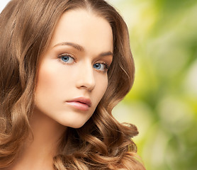 Image showing beautiful woman with long hair