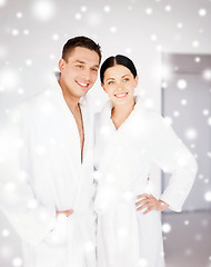 Image showing couple in spa