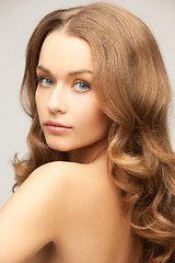 Image showing beautiful woman with long hair