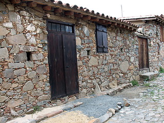 Image showing Stone houses. Fikardou. Cyprus