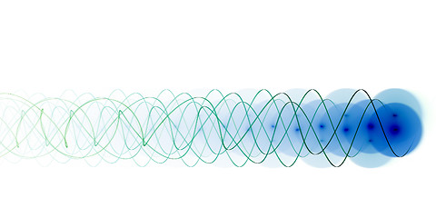 Image showing blue energy beam