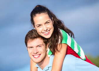 Image showing couple at seaside