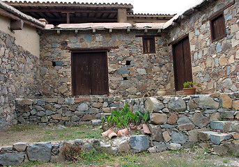 Image showing Stone buildings. Fikardou. Cyprus