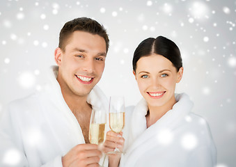 Image showing couple in spa