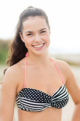 Image showing girl posing on the beach