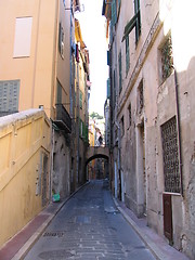 Image showing Old Alley from Menton , France