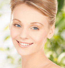 Image showing beautiful woman with updo hair