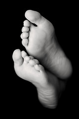 Image showing High Key Feet