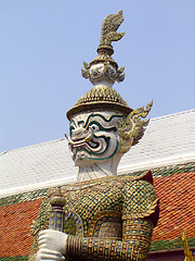 Image showing Guard Statue - Grand Palace