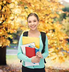 Image showing happy and smiling teenage girl