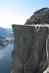 Image showing Pulpit rock in profile