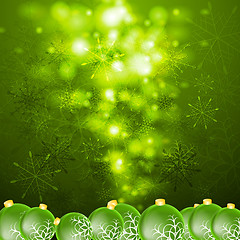 Image showing Abstract vector shiny Christmas background