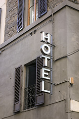 Image showing Hotel Sign