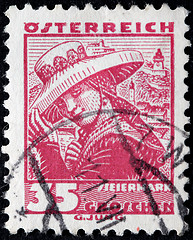Image showing Styria Woman Stamp