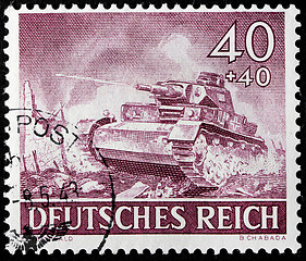 Image showing German Tank Stamp