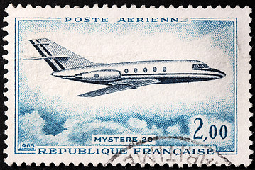 Image showing French Airplane Stamp