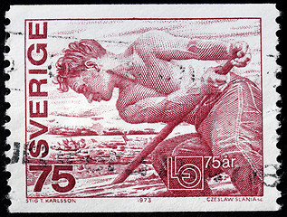 Image showing Lumberman Stamp
