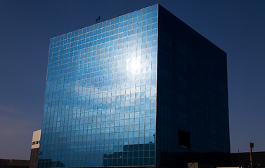 Image showing Cubic glass office