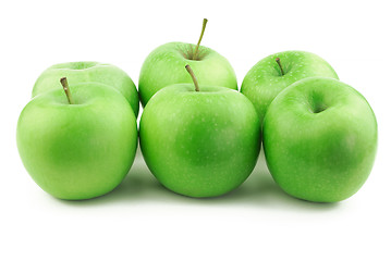 Image showing Lots of green apples