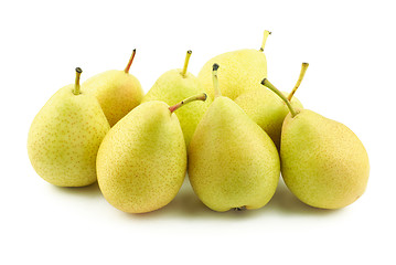 Image showing Lots of yellow pears