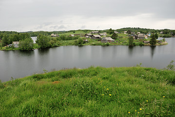 Image showing typical village in the north of Russia